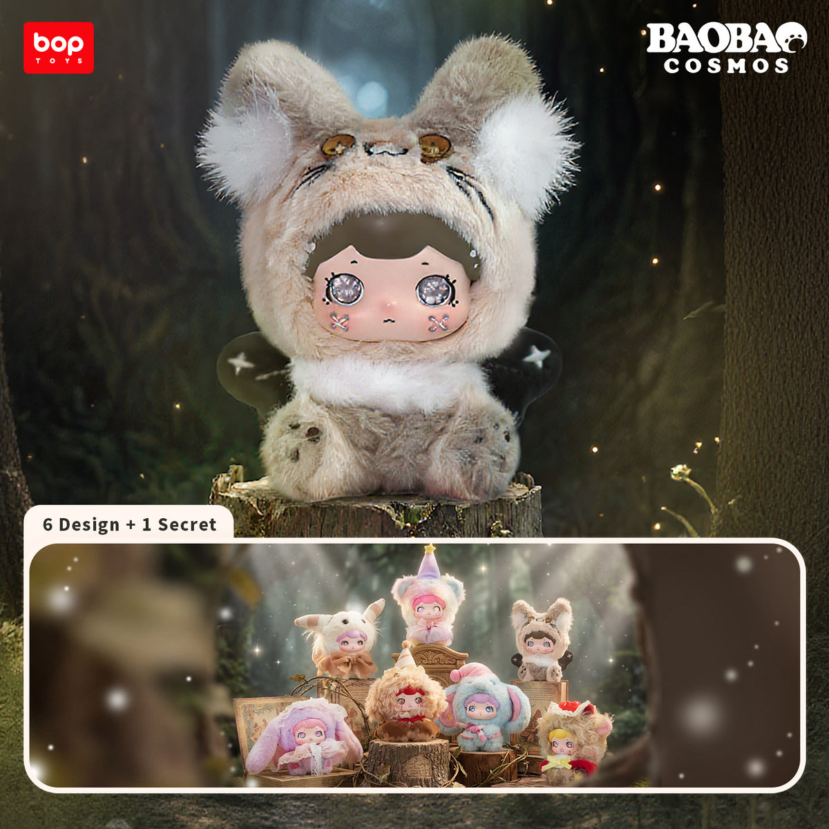BaoBao Fantasy Dream Series Blind Box | Cute Huggable Mystery Collectible Figure